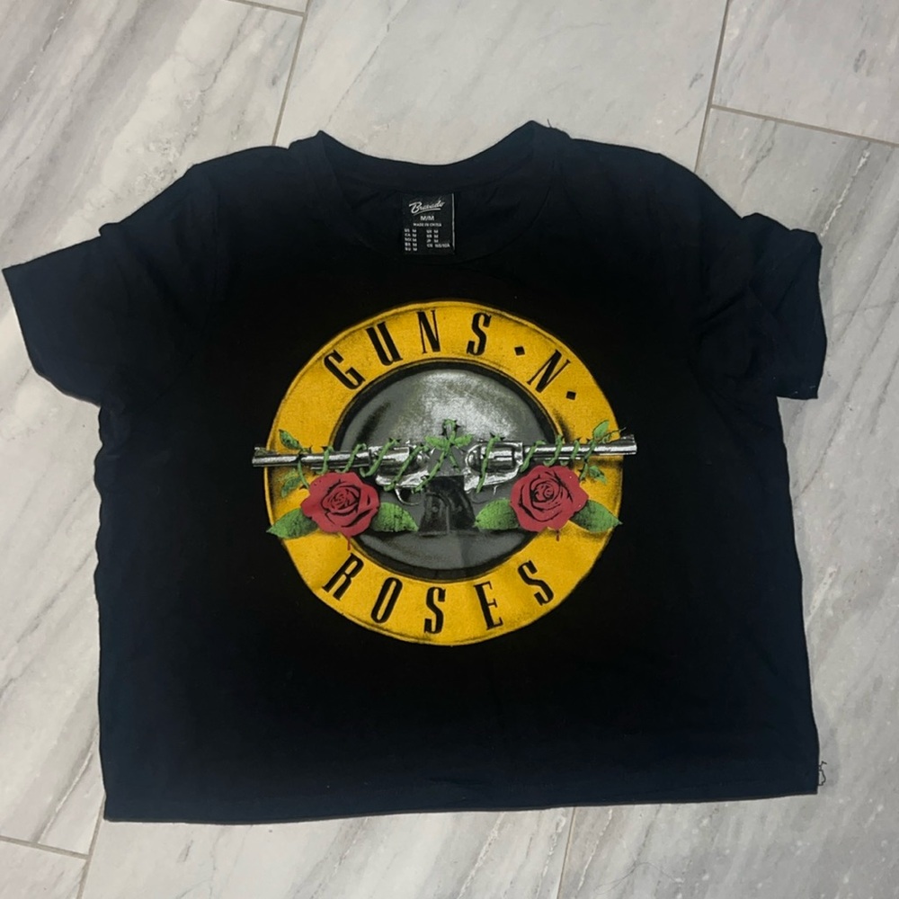 Guns N’ Roses cropped tee size M
